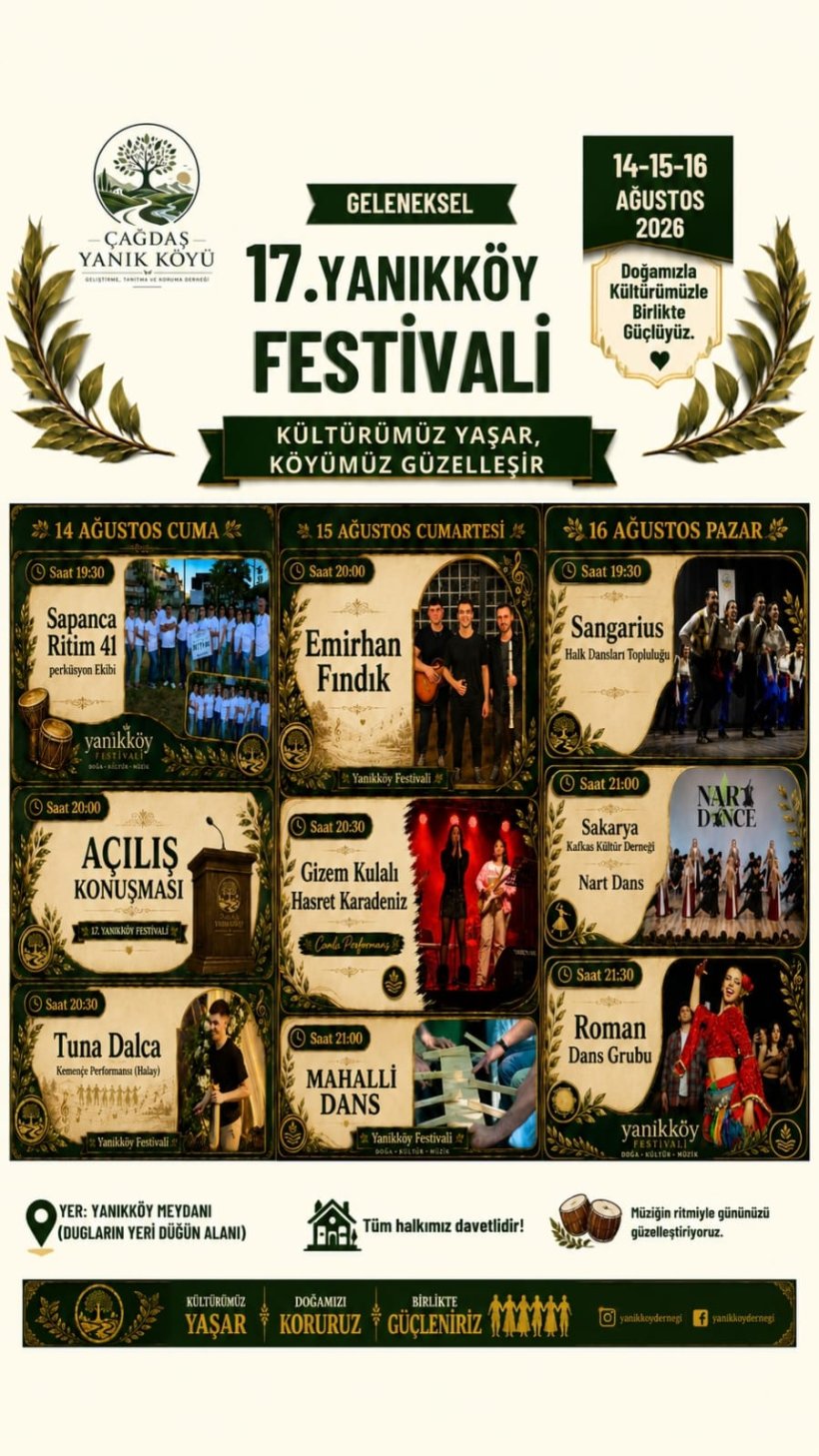 17. YANIKKÖY FESTİVALİ