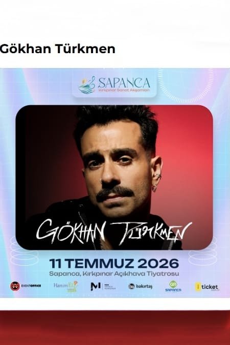 GÖKHAN TÜRKMEN SAPANCA KIRKPINAR AÇIK HAVA TİYATROSU SAHNESİNDE!