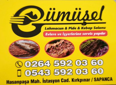 GÜMÜŞEL LAHMACUN - PİDE - KEBAP SALONU