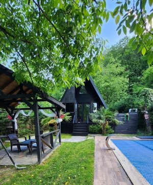 SAPANCA ÇAĞLAYAN BUNGALOV -  ISITMALI HAVUZLU JAKUZİLİ BUNGALOV