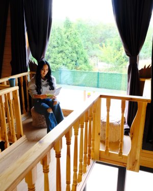 Geniş bahçeli bungalov
