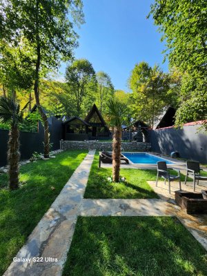 SAPANCA ÇAĞLAYAN BUNGALOV - ISITMALI HAVUZLU JAKUZİLİ DERE KENARI DUBLEKS BUNGALOV