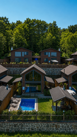 WOODLODGE COUNTRY SAPANCA ÖZEL HAVUZLU VE GÖL MANZARALI STANDART BUNGALOV